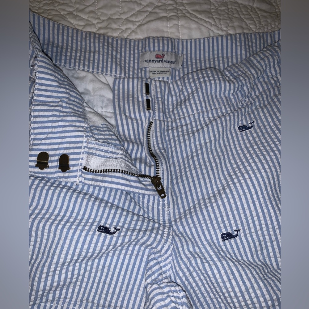 WOMENS VINEYARD VINE BLUE STRIPE SHORTS